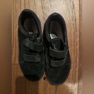 Vans Boy Size 1 Black